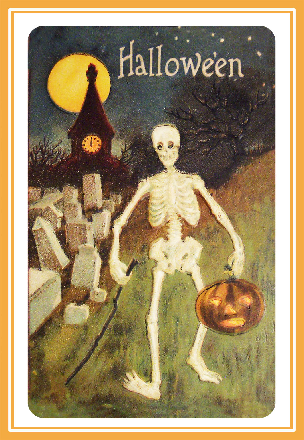 Free Printable Vintage Halloween Cards