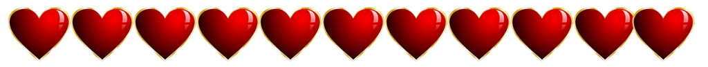 Valentine heart border