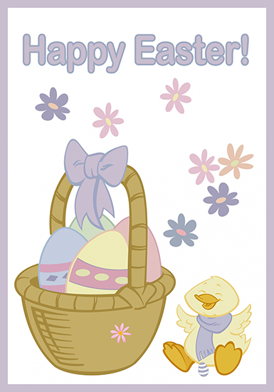 Cute Easter card 