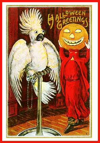 Halloween greeting card